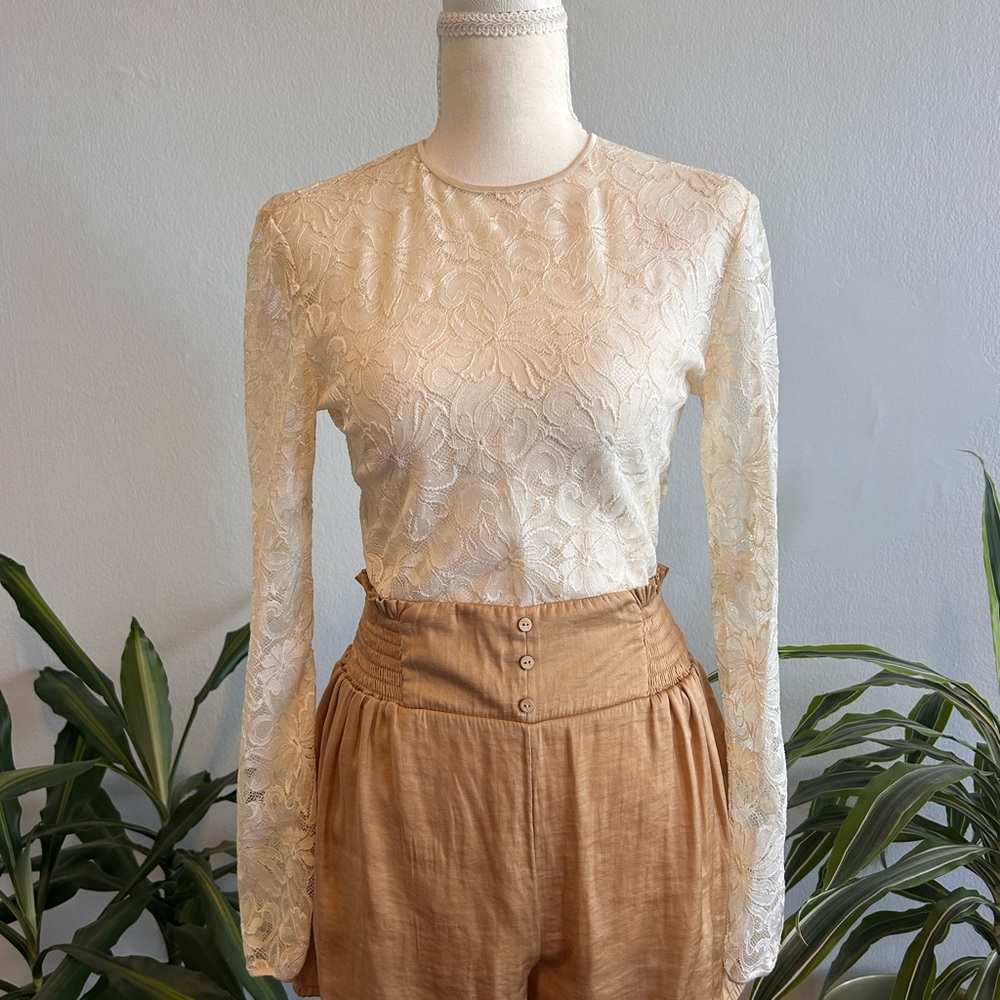 ✨Rare Vintage 90s Calvin Klein Lace Bodysuit – Made in USA✨